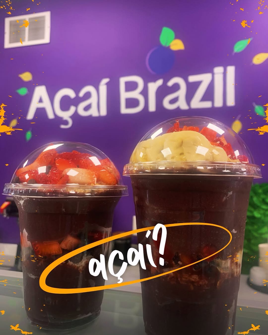 Açaí bowl with fresh toppings